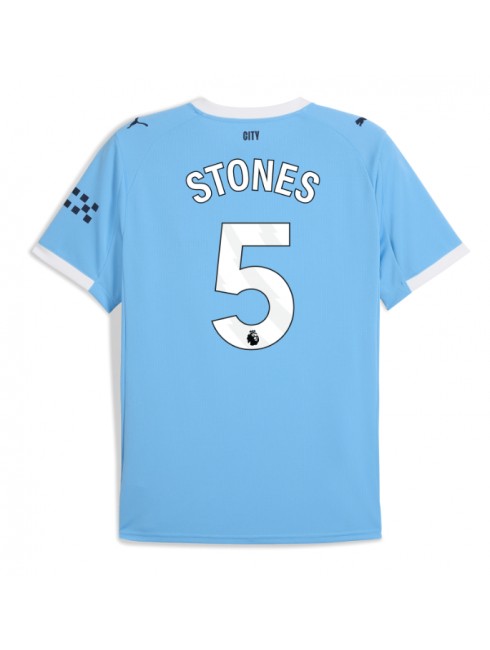 Manchester City John Stones #5 Replika Hemmakläder 2025-26 Kortärmad Manchester City John Stones #5 Replika Hemmakläder 2025-26 Kortärmad